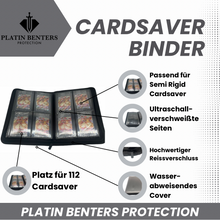 Lade das Bild in den Galerie-Viewer, Platin Benters Protection Cardsaver 4-Pocket Semi Rigid Zippered Binder - Poke Planet