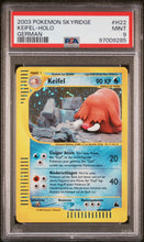 Lade das Bild in den Galerie-Viewer, Keifel H22/H32, Deutsch, PSA 9, Zertifikat 97009285 – Originalaufnahme Vorderseite von PSA