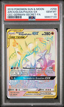 Lade das Bild in den Galerie-Viewer, 🇩🇪 Arceus Dialga Palkia GX Tag Team PSA 10 !!! POP 1 !!! Differenzbesteuerung nach §25a UstG ##G
