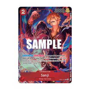 Sanji OP01-013 – Alternate Art – Englisch – Differenzbesteuerung nach § 25a UStG