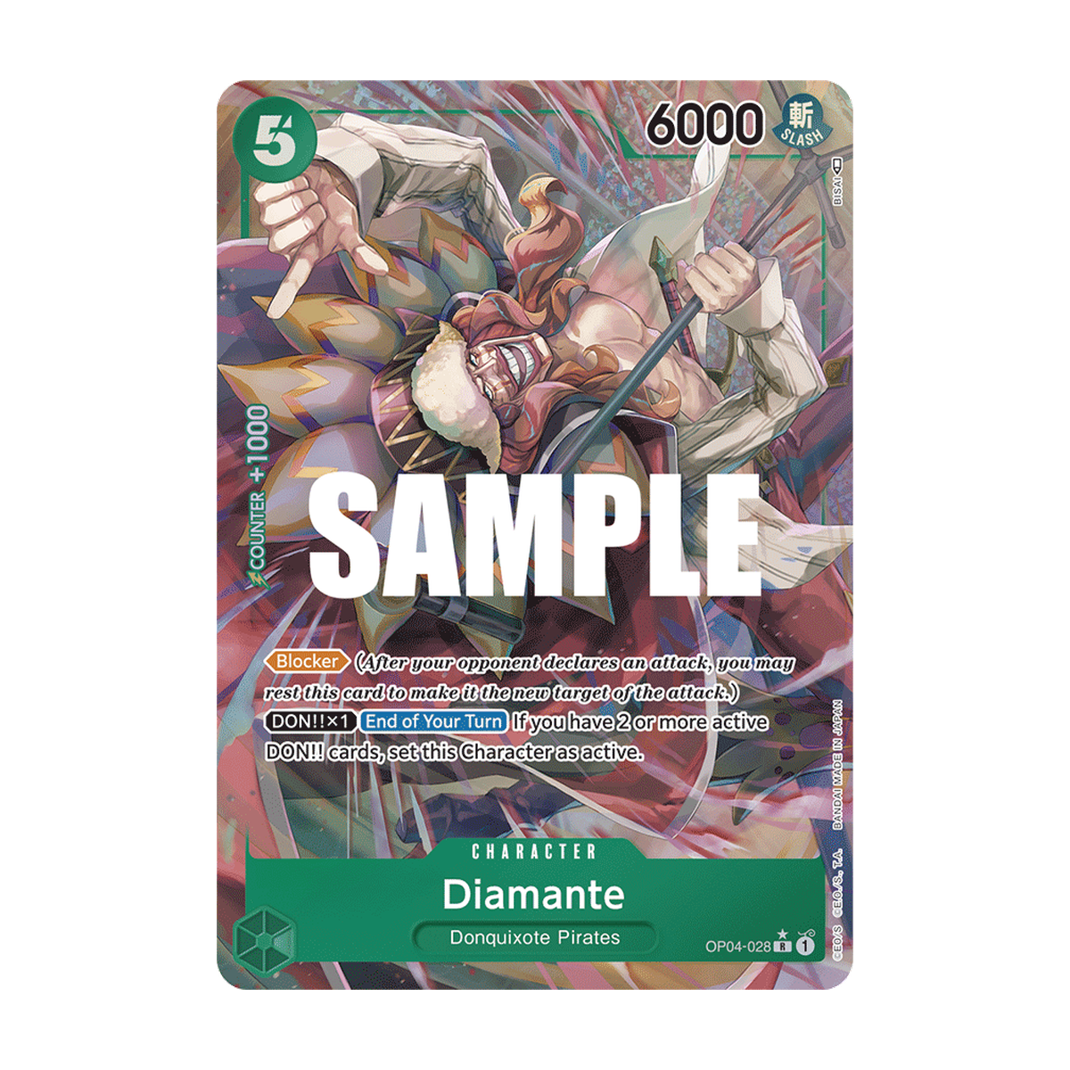 Diamante OP04-028 Alternate Art OP04-028_p1 · Englisch · offizielles Referenzbild
