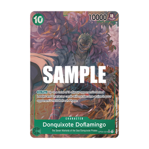 Donquixote Doflamingo OP04-031 – Alternate Art – Englisch – Differenzbesteuerung nach § 25a UStG