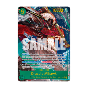 Dracule Mihawk OP14-119 – Alternate Art – Englisch – Differenzbesteuerung nach § 25a UStG