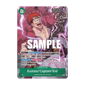 Eustass „Captain“ Kid OP01-051 – Alternate Art – Englisch – Near Mint – Differenzbesteuerung nach § 25a UStG