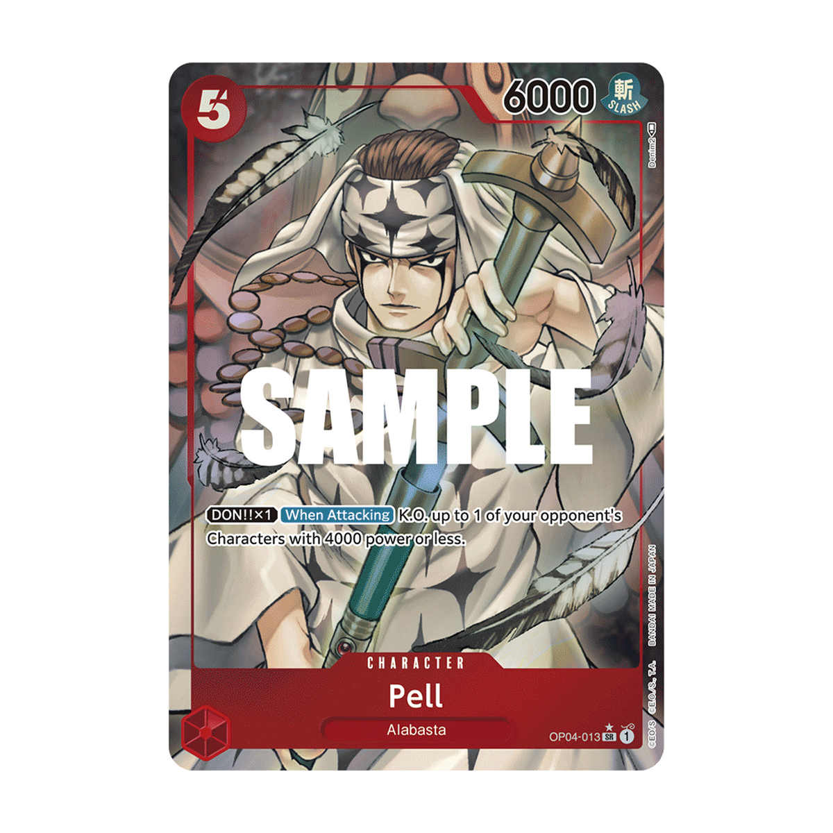 Pell OP04-013 OP04-013_p1 Englisch – offizielles Bandai-Referenzbild