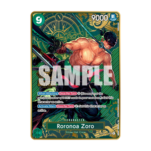 Roronoa Zoro OP06-118 – Alternate Art – Englisch – Differenzbesteuerung nach § 25a UStG
