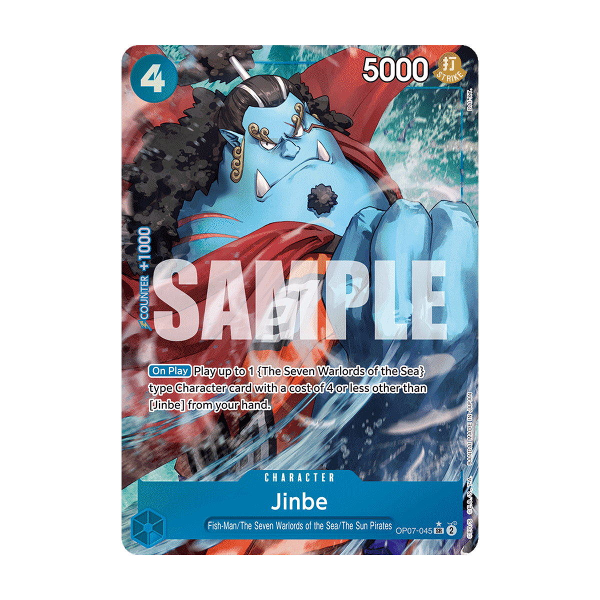 Jinbe OP07-045 OP07-045_p1 Englisch – offizielles Bandai-Referenzbild