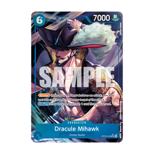 Dracule Mihawk OP09-048 – Alternate Art – Englisch – Differenzbesteuerung nach § 25a UStG