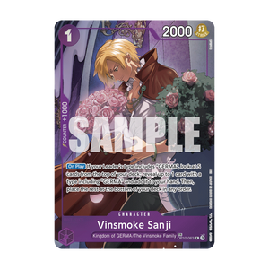 Vinsmoke Sanji OP10-063 – Treasure Rare – Englisch – Differenzbesteuerung nach § 25a UStG
