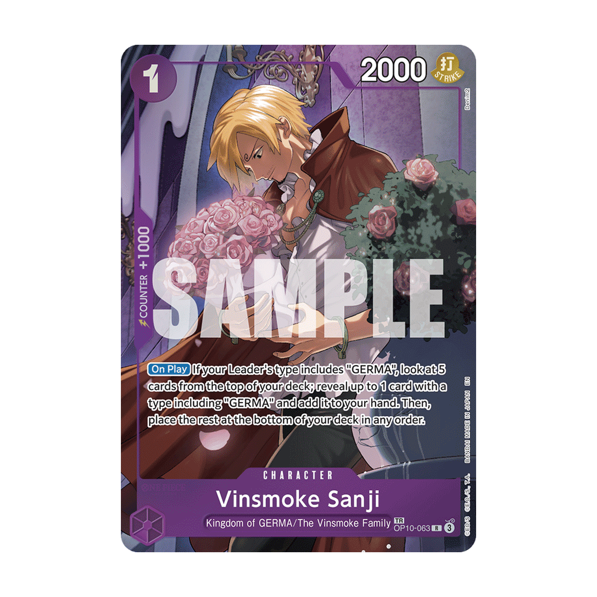 Vinsmoke Sanji OP10-063 OP10-063_p1 Englisch – offizielles Bandai-Referenzbild