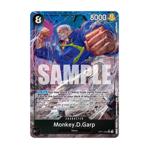 Monkey.D.Garp OP11-095 – Alternate Art – Englisch – Differenzbesteuerung nach § 25a UStG
