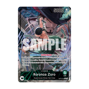 Roronoa Zoro OP12-020 – Alternate Art – Englisch – Differenzbesteuerung nach § 25a UStG
