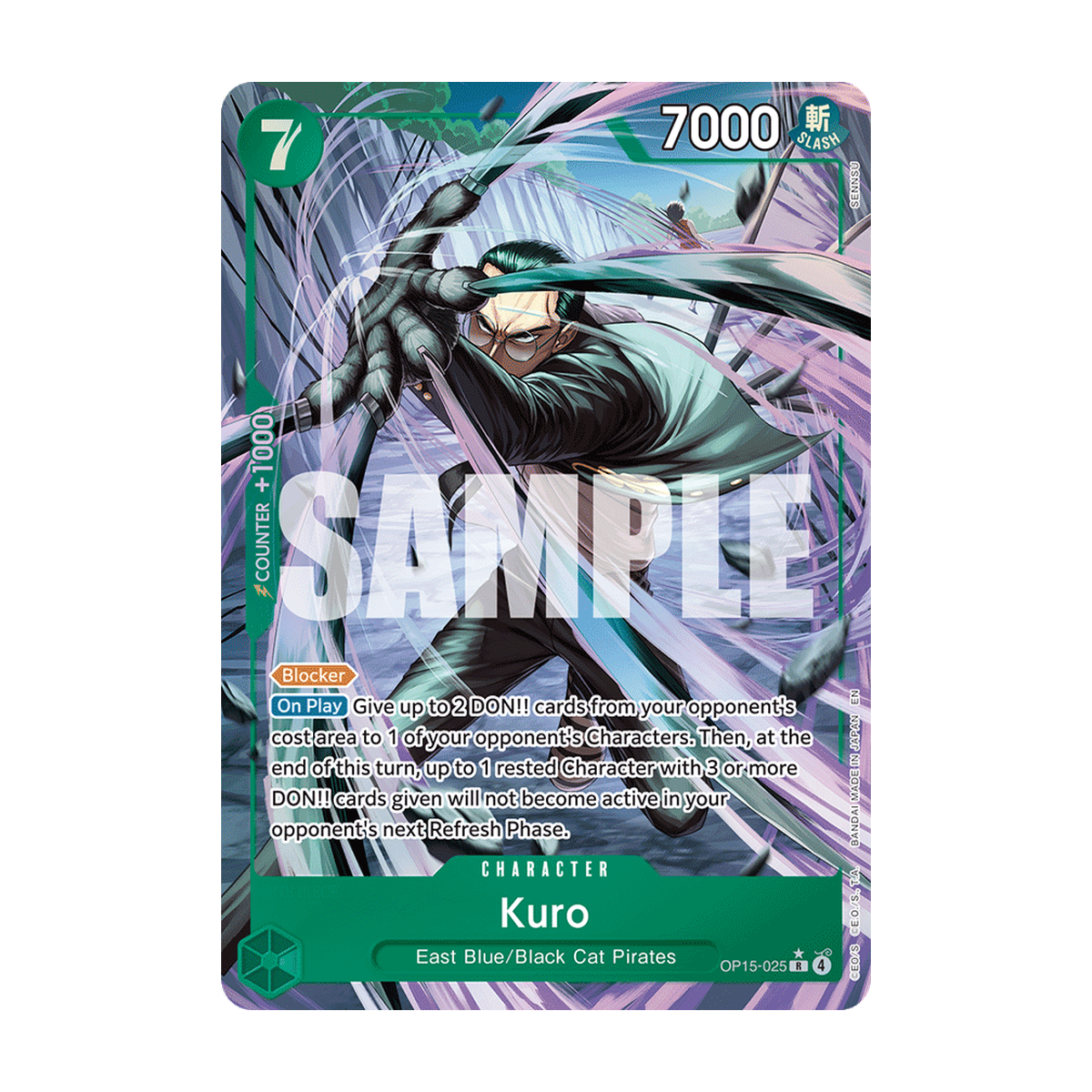 Kuro OP15-025 OP15-025_p1 Englisch – offizielles Bandai-Referenzbild