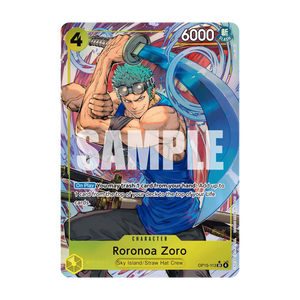Roronoa Zoro OP15-113 – Alternate Art – Englisch – Differenzbesteuerung nach § 25a UStG