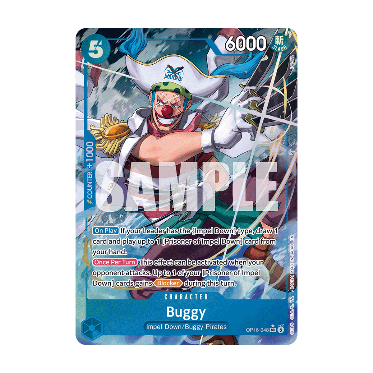 Buggy OP16-048 OP16-048_p1 Englisch – offizielles Bandai-Referenzbild