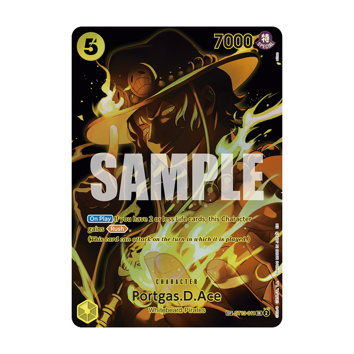 Portgas.D.Ace ST13-011 ST13-011_p2 Englisch – offizielles Bandai-Referenzbild