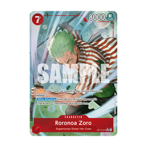 Roronoa Zoro OP14-015 – Parallel Art – Englisch – Differenzbesteuerung nach § 25a UStG