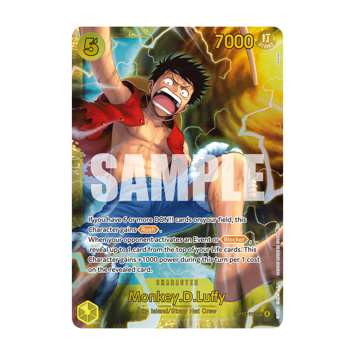 Monkey.D.Luffy OP15-119 Englisch – offizielles Referenzbild