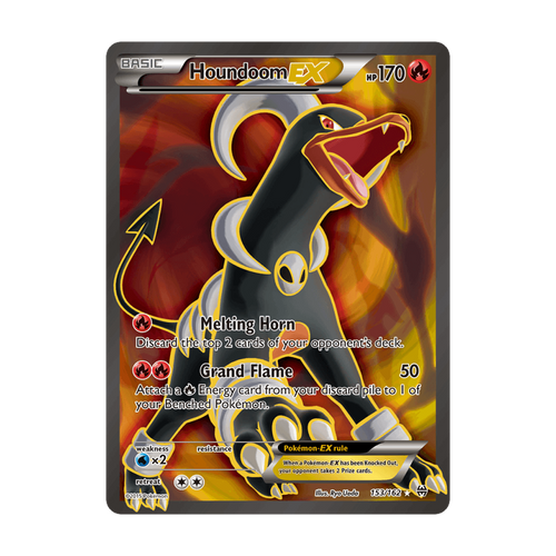 Houndoom-EX 153/162 Englisch – Referenzbild