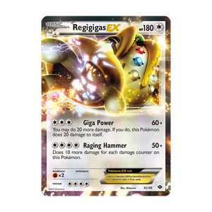Regigigas-EX 82/99 – Next Destinies – Englisch – Played – Differenzbesteuerung nach § 25a UStG