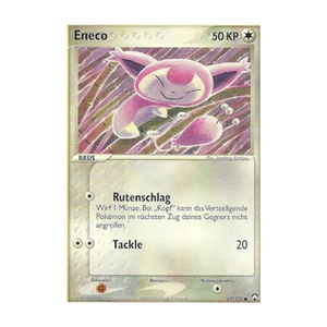 Eneco Reverse Holo (Set-Stempel) 62/108 – EX Power Keepers – Deutsch – Excellent – Differenzbesteuerung nach § 25a UStG