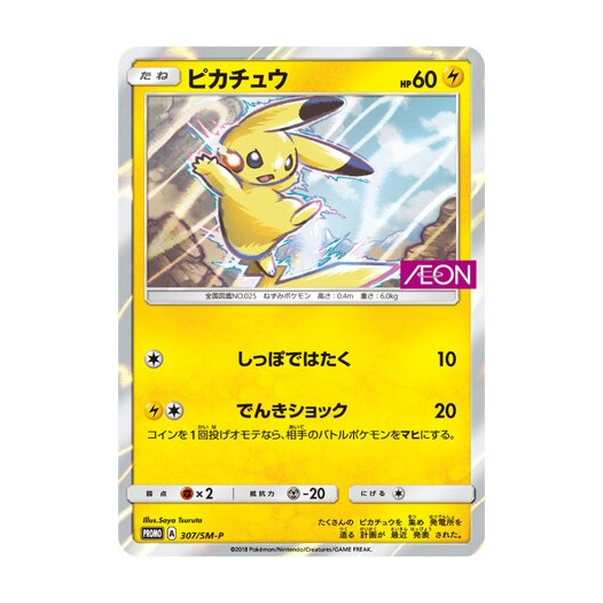 Pikachu 307/SM-P SM-P Promos – Japanisch – Referenzbild