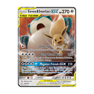 Eevee & Snorlax-GX 120/181 – Team Up – Englisch – Excellent – Differenzbesteuerung nach § 25a UStG