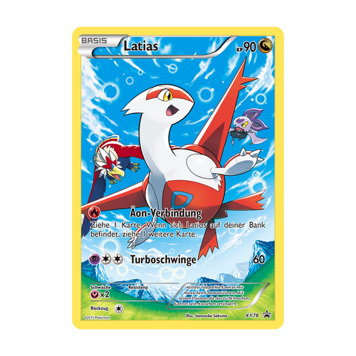 Latias XY78 – Deutsch – Referenzbild; Zustand laut Artikelbeschreibung
