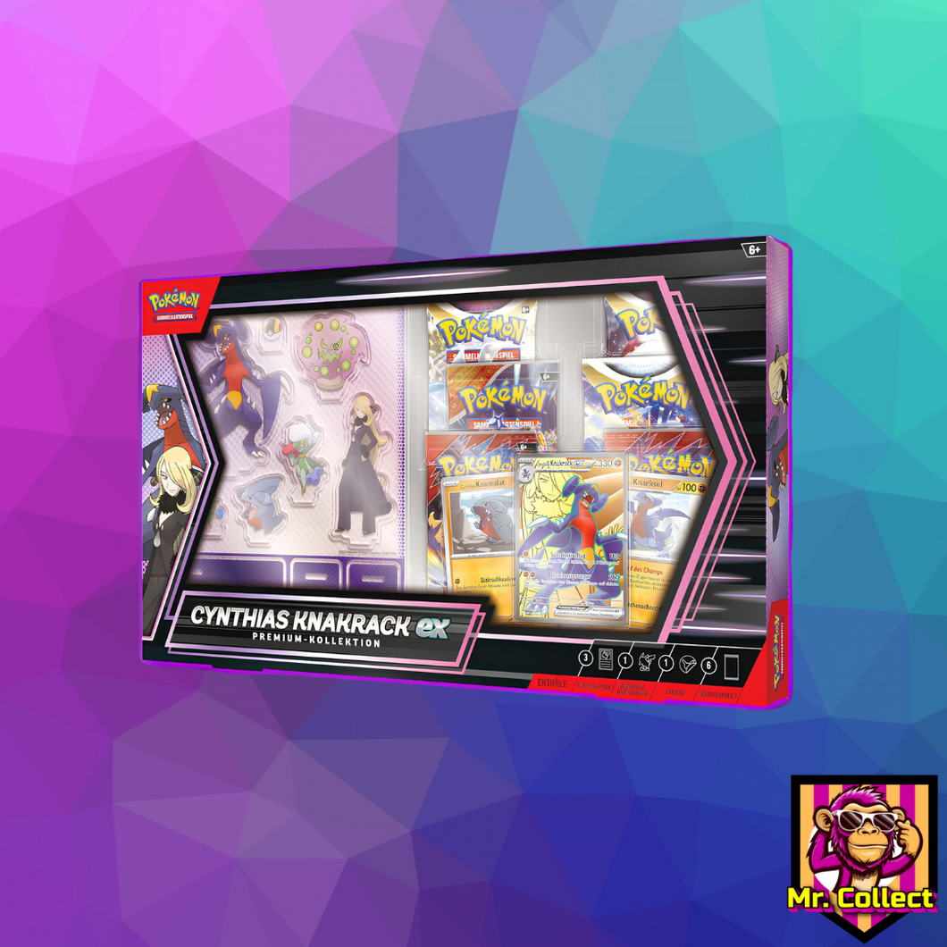 Pokemon Cynthia’s Knakrack‑Ex Premium‑Kollektion  Deutsch