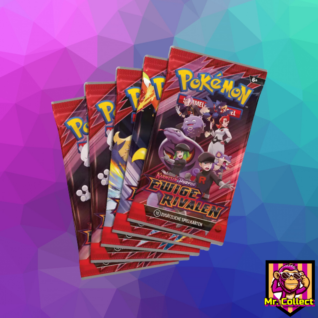 Pokemon Boosterpack „Karmesin & Purpur – Ewige Rivalen“ Deutsch