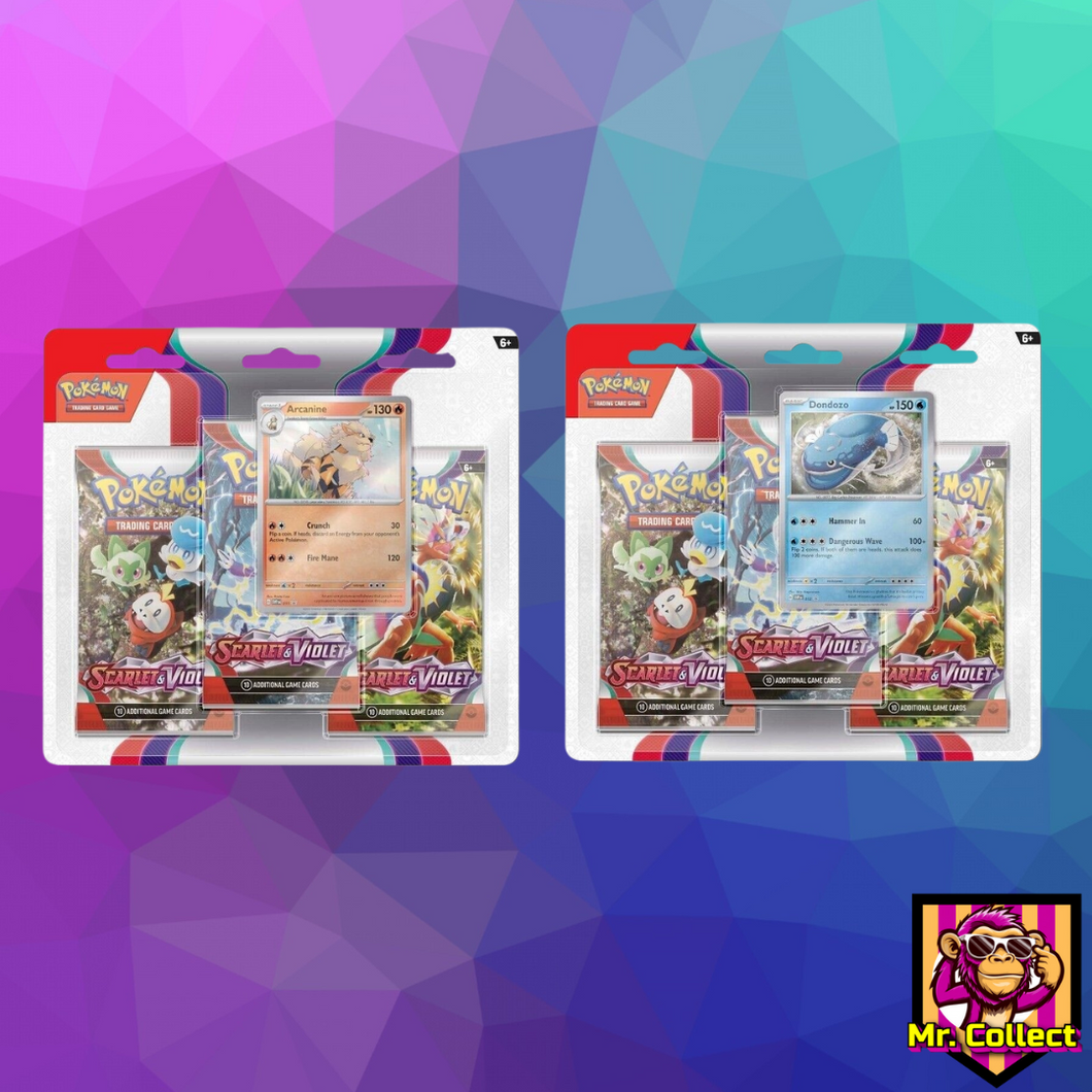 Pokemon Scarlet & Violet 3-Pack Blister Englisch