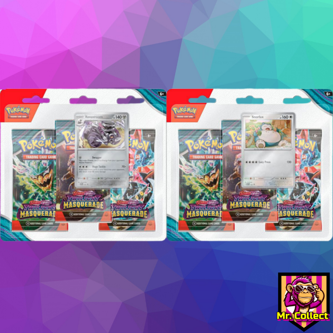 Pokemon Twilight Masquerade 3-Pack Blister Englisch