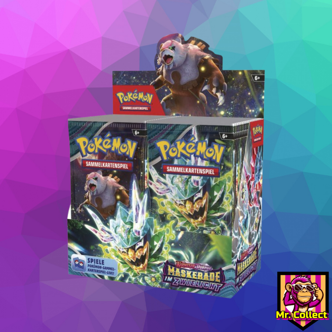 Pokemon Booster Box Maskerade im Zwielicht Deutsch