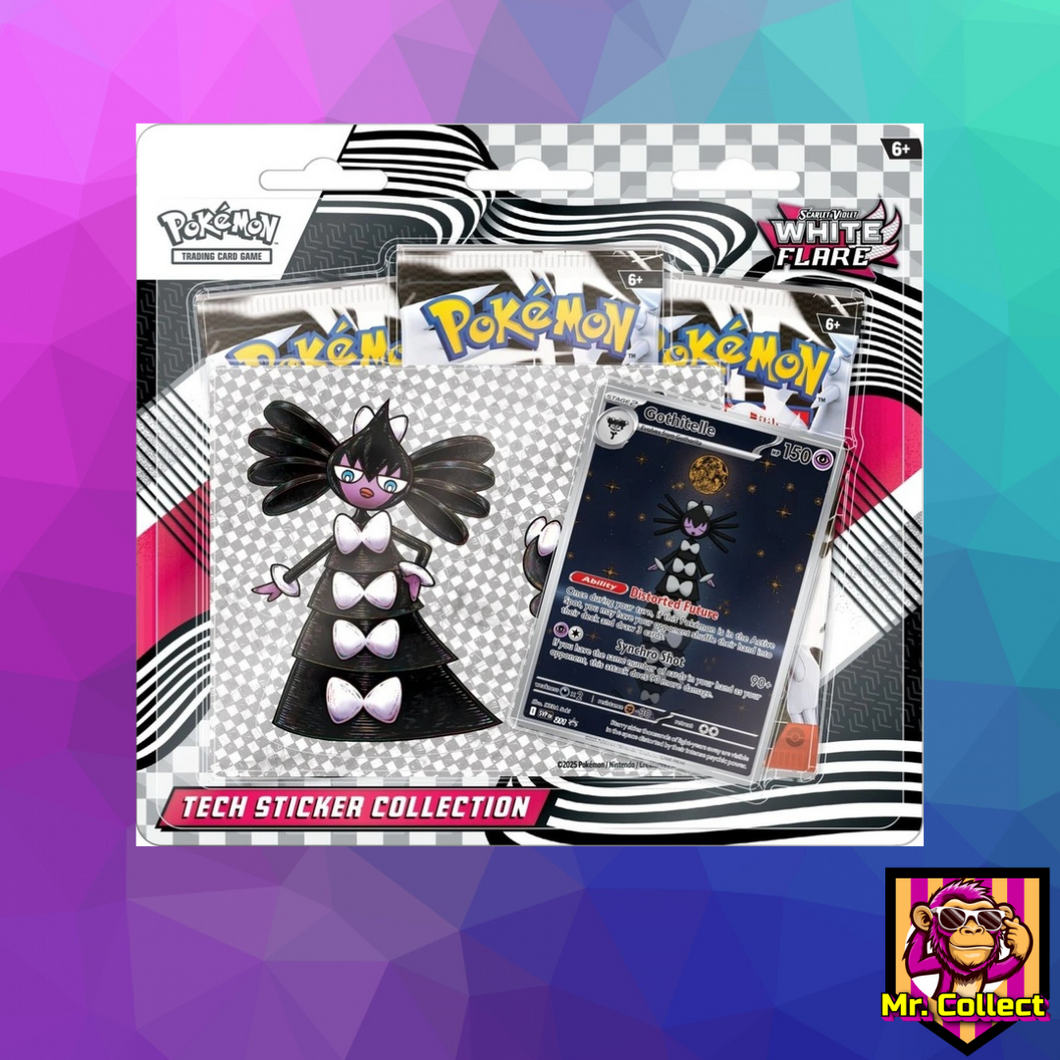 Pokemon Tech Sticker Collection · White Flare
