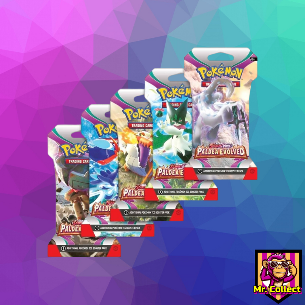 Pokemon Paldea Evolved Sleeved Booster Pack Englisch
