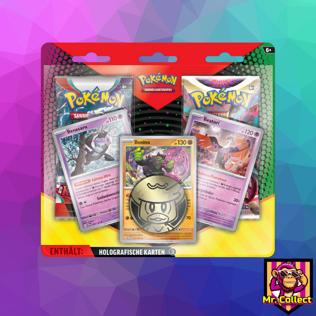 Pokemon Karmesin & Purpur – Enhanced 2‑Pack Blister Deutsch
