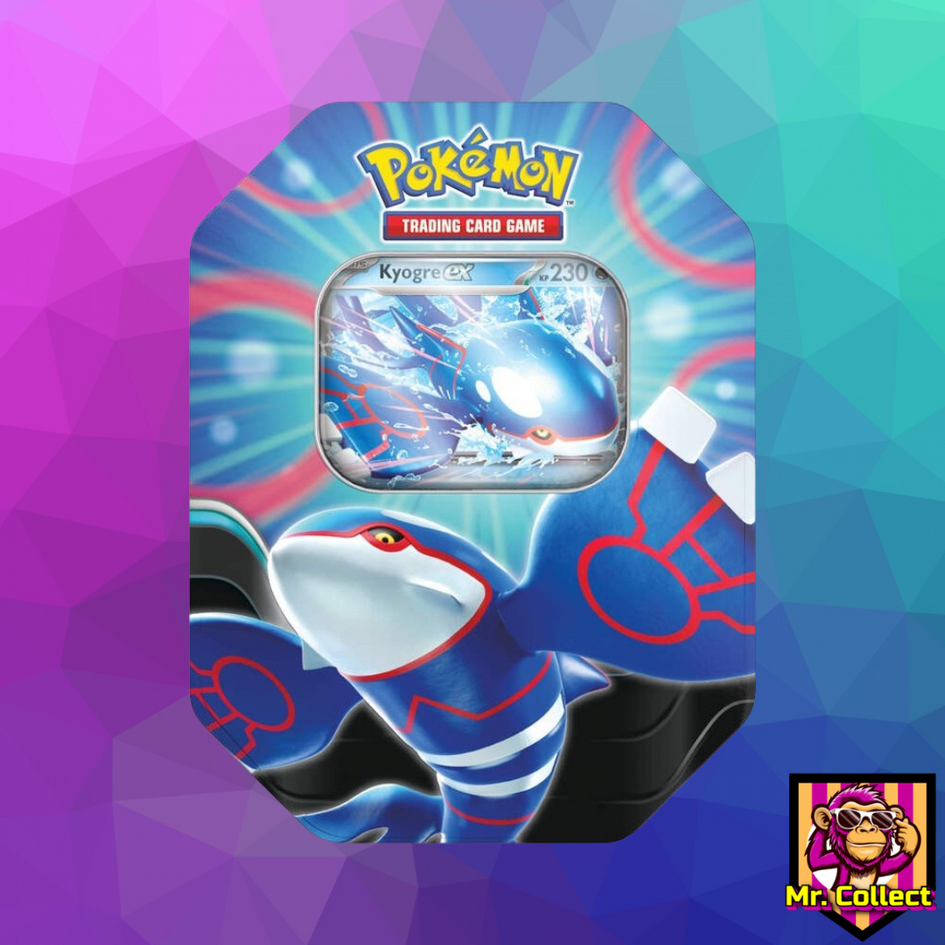 Pokemon Tin‑Box „Azur‑Legenden – Kyogre‑ex“ Deutsch