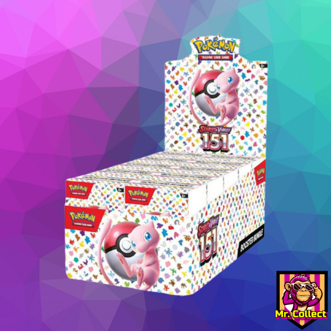 Pokemon Booster Box Pokémon TCG – Scarlet & Violet 151 Booster Bundle Display Englich (60 Packs)