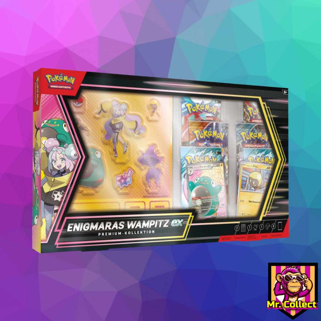 Pokemon Karmesin & Purpur – Premium-Kollektion Enigmaras & Wampitz‑ex Deutsch