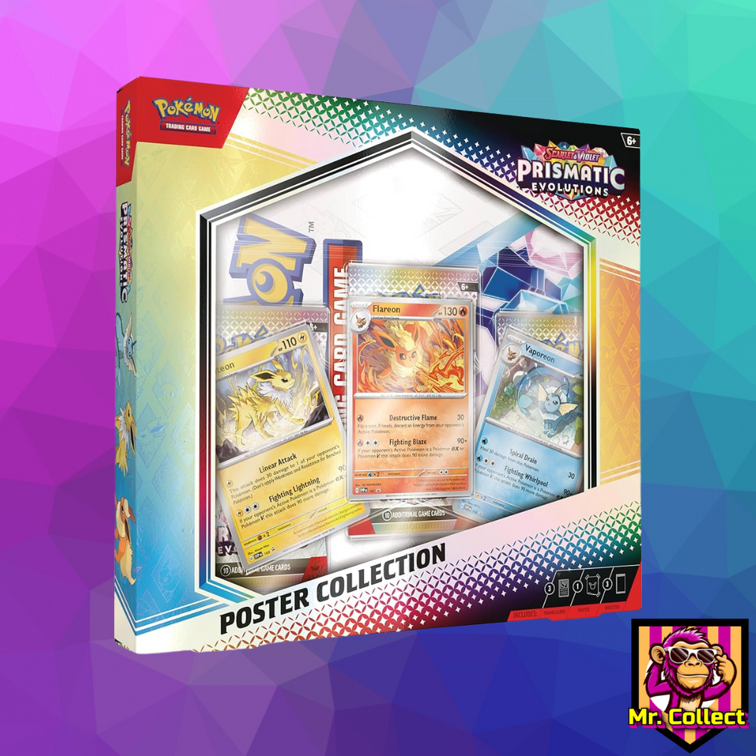 Pokemon Prismatic Evolutions Poster Collection Englisch