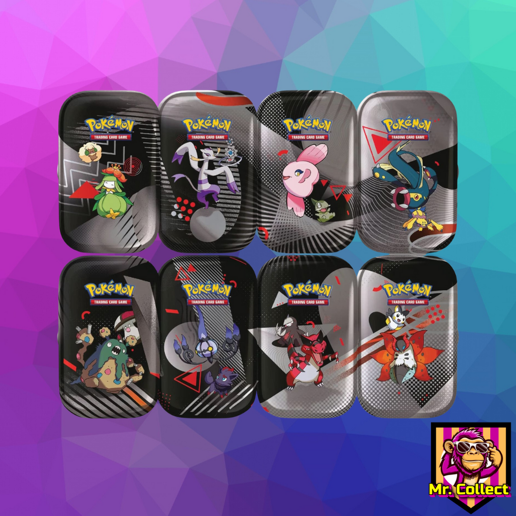 Pokemon TCG Mini Tin – Scarlet & Violet 10.5: Black Bolt & White Flare Englisch