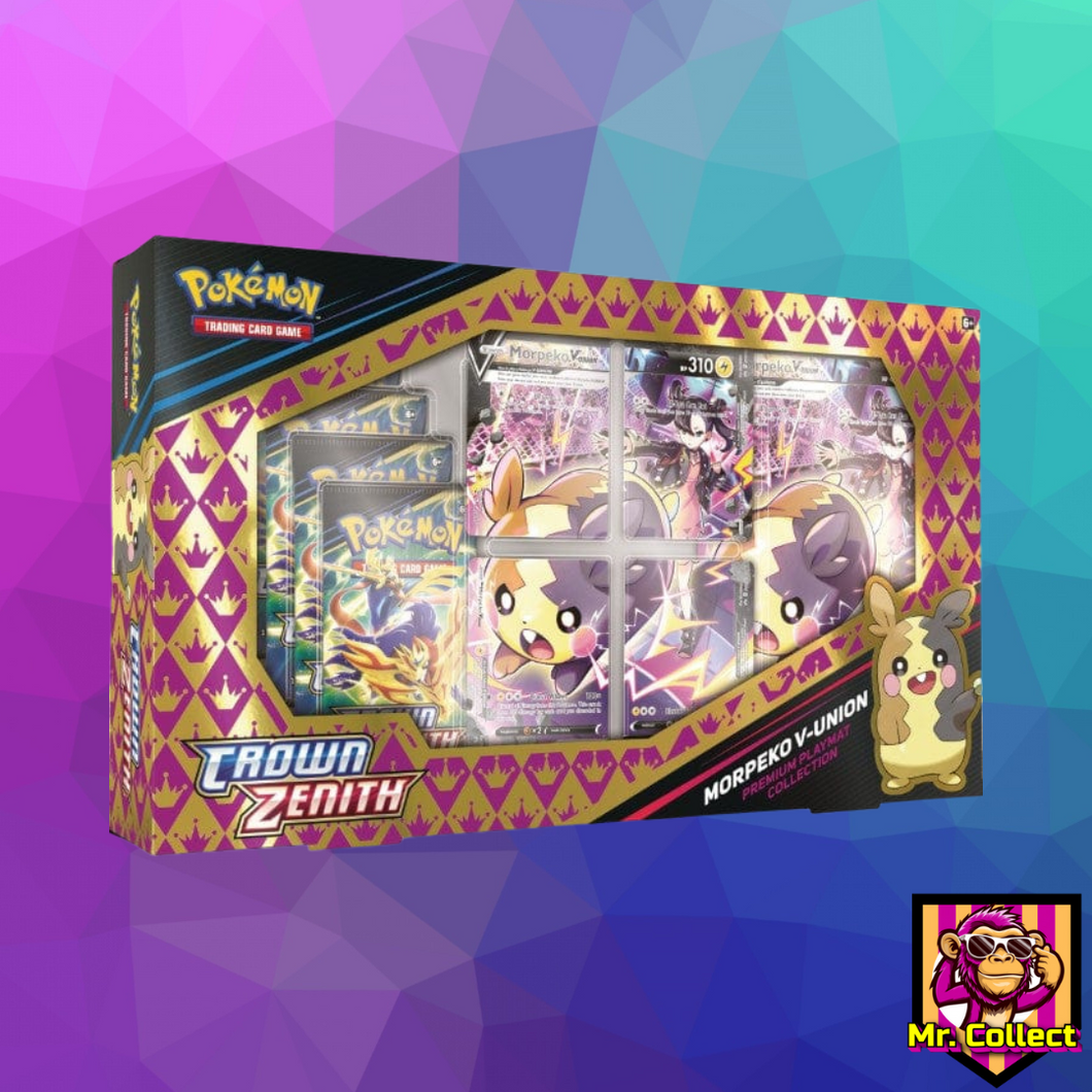 Pokemon Crown Zenith Playmat Collection: Morpeko V‑UNION Englisch