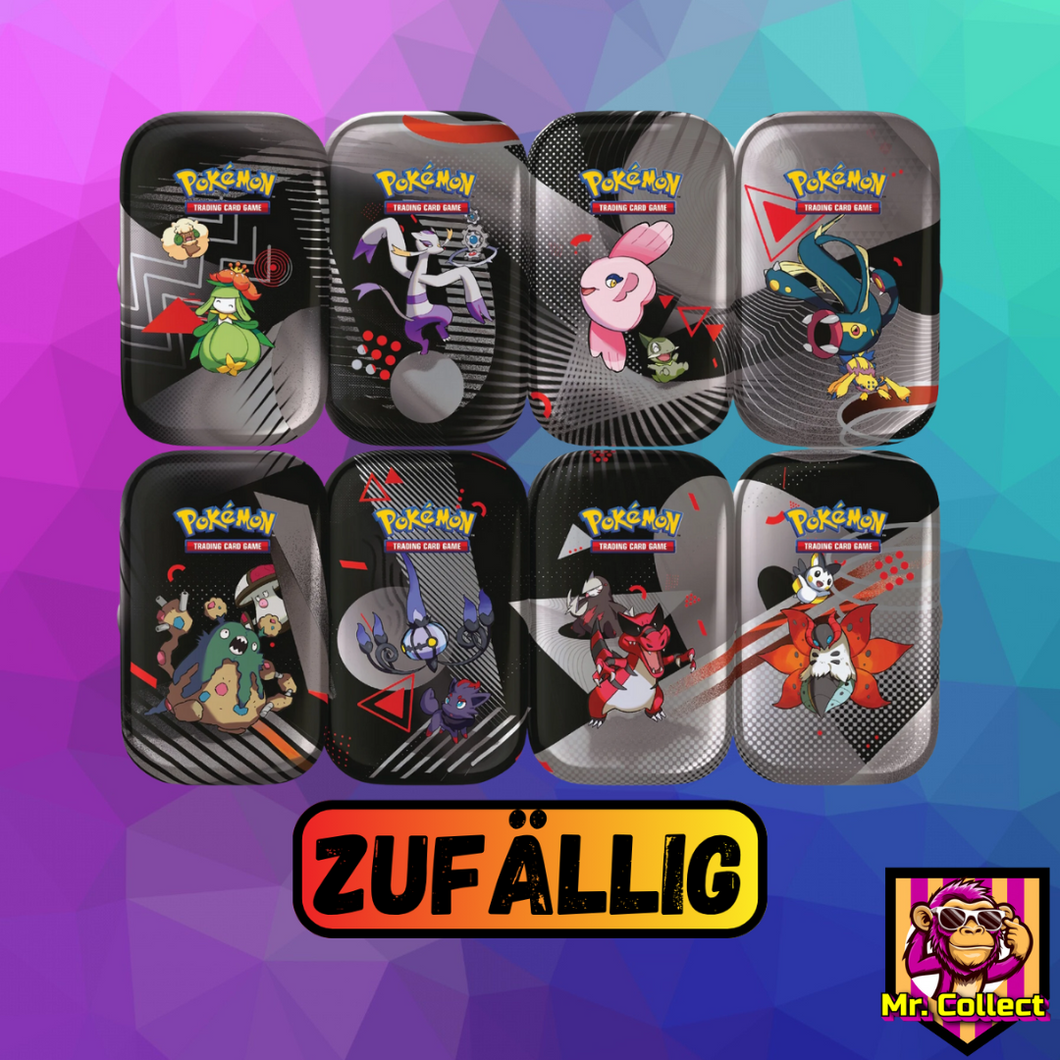 Pokemon Karmesin & Purpur – Schwarze Blitze & Weiße Flammen Mini-Tin Deutsch