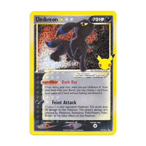 Umbreon Gold Star 17/17 – Celebrations Classic Collection – Englisch – Near Mint – Differenzbesteuerung nach § 25a UStG
