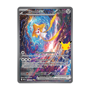 Jirachi-ex 155/128 – 30 Jahre – Deutsch – Near Mint – Differenzbesteuerung nach § 25a UStG