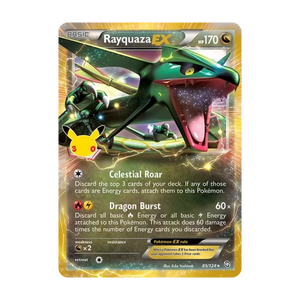 Rayquaza EX DRX 085/124 – 30 Jahre: Klassische Sammlung – Deutsch – Near Mint – Differenzbesteuerung nach § 25a UStG