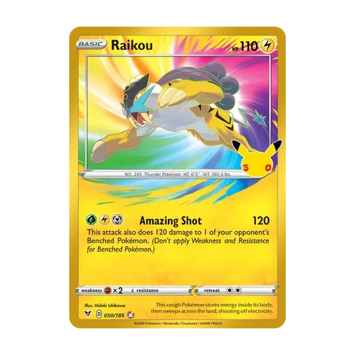 Referenzbild Raikou VIV 050/185 Holo – 30 Jahre: Klassische Sammlung – Deutsch