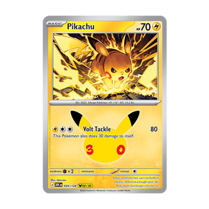 Pikachu 024/128 – 30th Celebration – Englisch – Near Mint – Differenzbesteuerung nach § 25a UStG