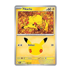 Pikachu 035/128 – 30th Celebration – Englisch – Near Mint – Differenzbesteuerung nach § 25a UStG