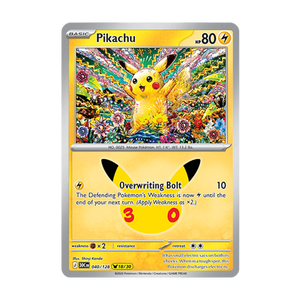 Pikachu 040/128 – 30th Celebration – Englisch – Near Mint – Differenzbesteuerung nach § 25a UStG